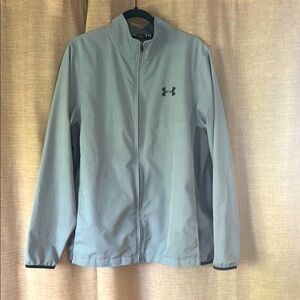 Under Armour Gray Windbreaker Lightweight Performance Jacket